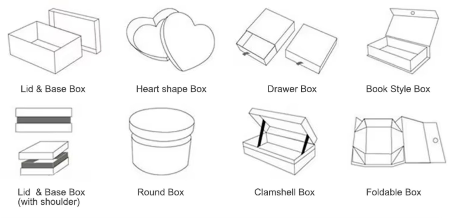 paper boxe paper packaging boxes shape