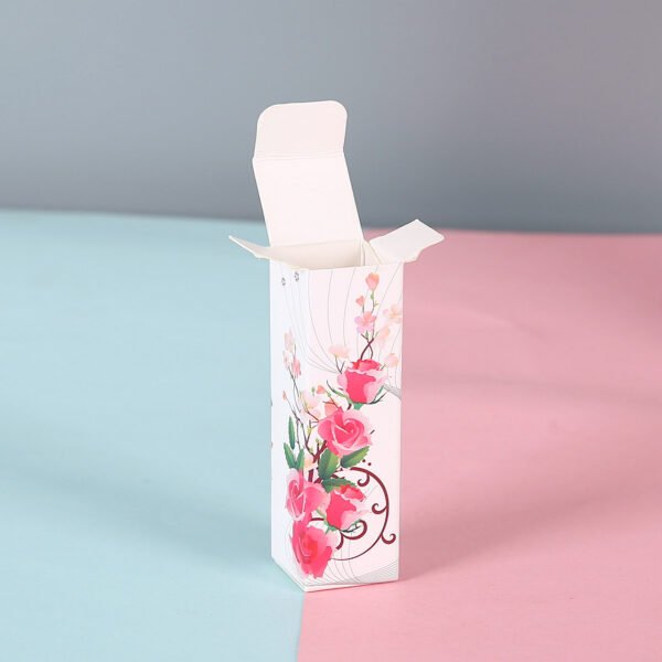 folding cosmetics paper boxes lid base boxes for lip stick paper packaging