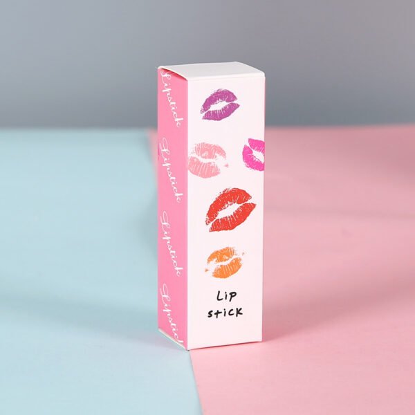 folding cosmetics paper boxes lid base boxes for lip stick paper packaging