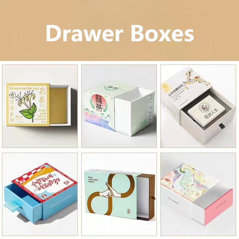 Drawer boxes paper boxes