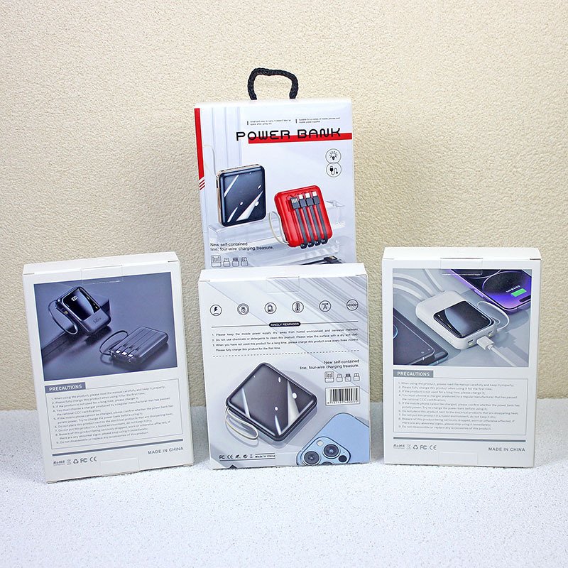 electronics packaging boxes for power bank paper boxes