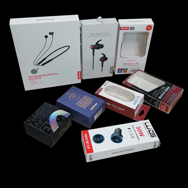 electronics packaging boxes for TWS earphones paper boxes