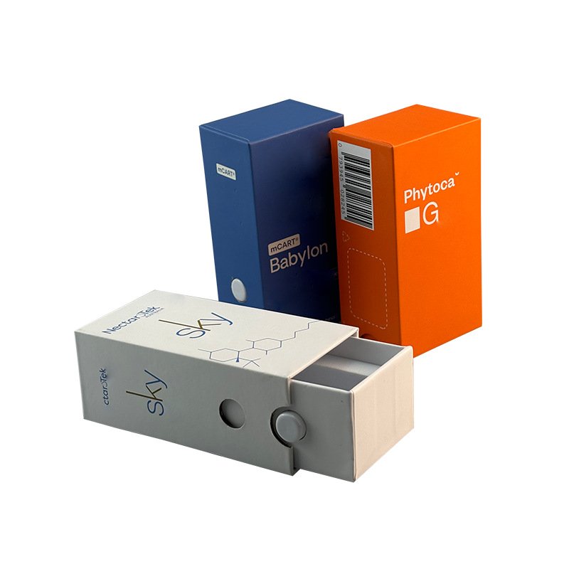 custom cardboard drawer paper boxes for electronics