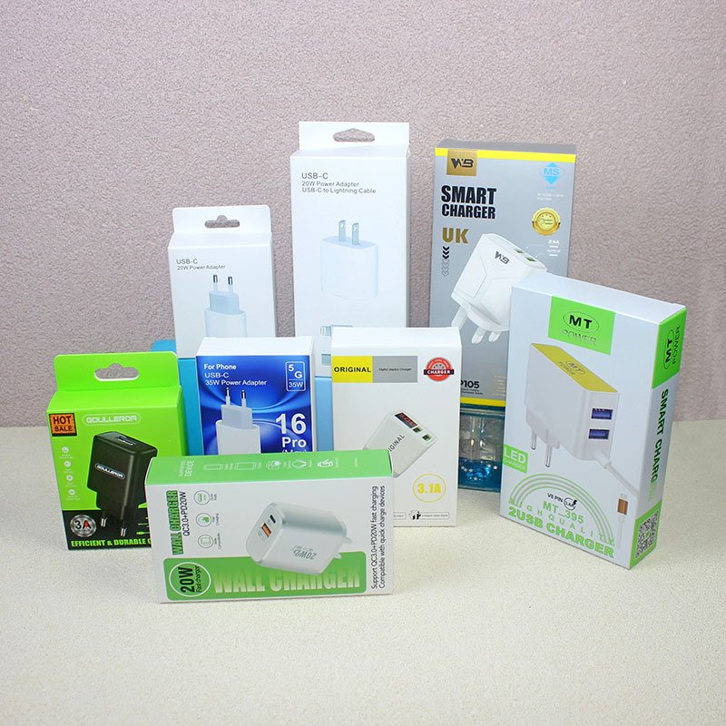 custom cardboard hook paper boxes for Electronics