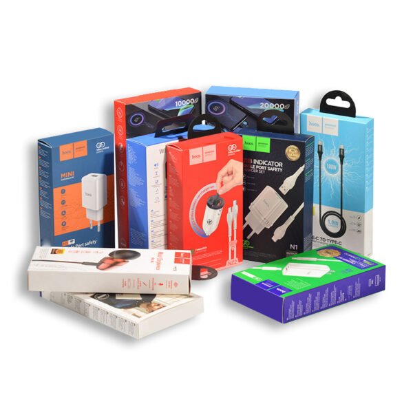 custom colorful paper boxes for electronics