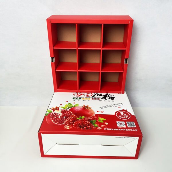 colorful card paper boxes for fruit