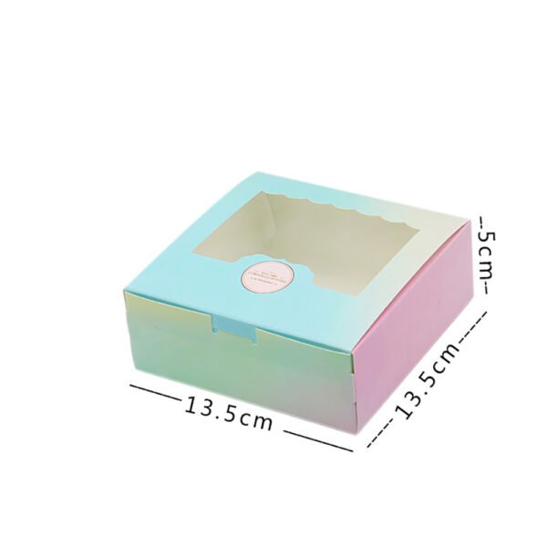 Custom white cardboard Packaging Boxes Eco-friend Cake Paper Boxes