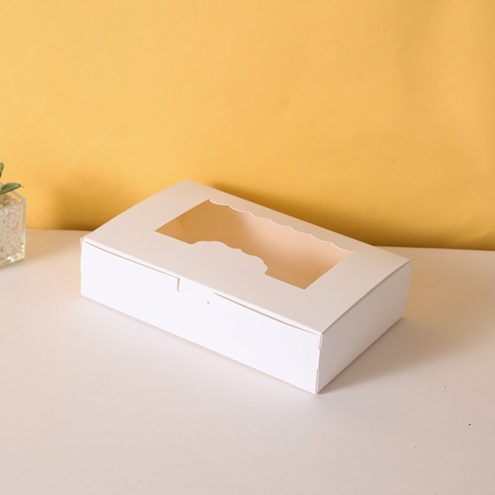Custom Fast Food Packaging Boxes Eco-friend Cake Paper Boxes
