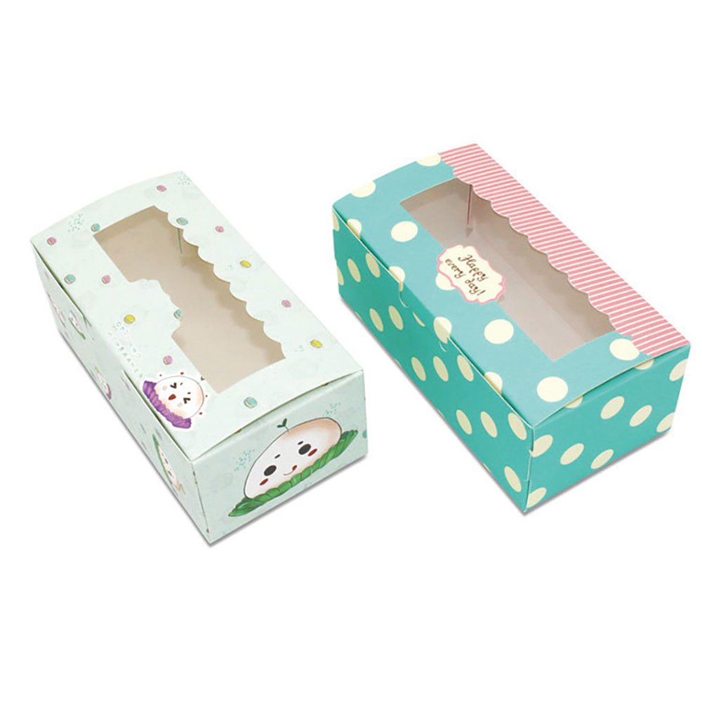 Custom Fast Food Packaging Boxes Eco-friend Cake Paper Boxes