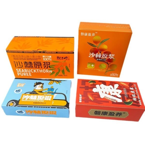 custom paper boxes for gift food beverages