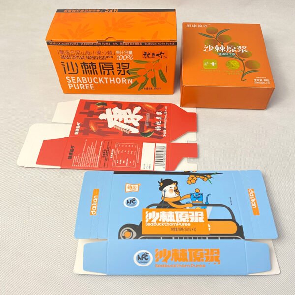 custom paper boxes for gift food beverages