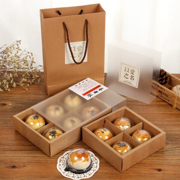 double door paper boxes for cake packaging boxes
