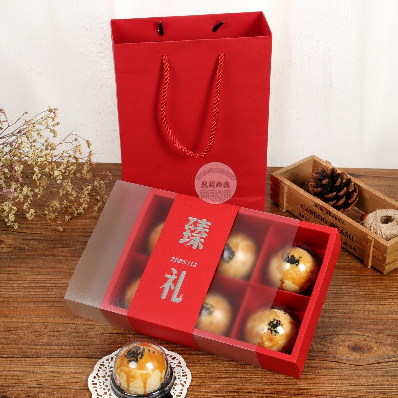 double door paper boxes for cake packaging boxes