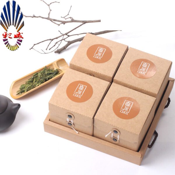 double door paper boxes for tea packaging boxes