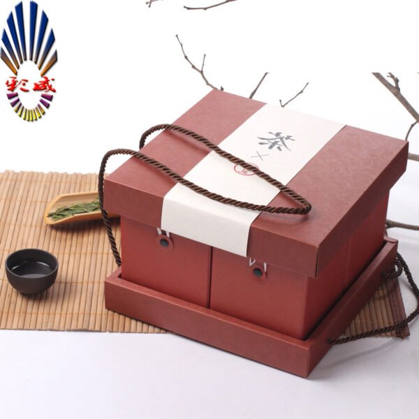double door paper boxes for tea packaging boxes