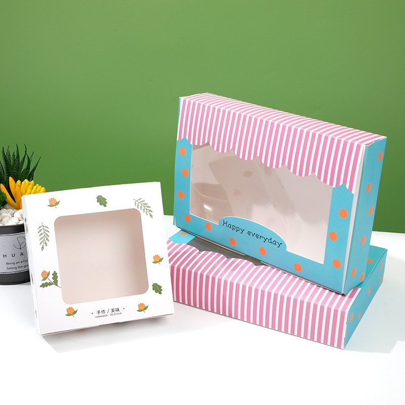 custom Packaging Boxes Luxury Gift windows Paper Cardboard Box