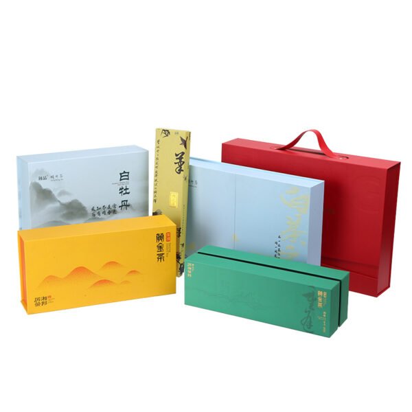 Double Door Packaging Boxes Luxury Gift Paper Box tea boxes