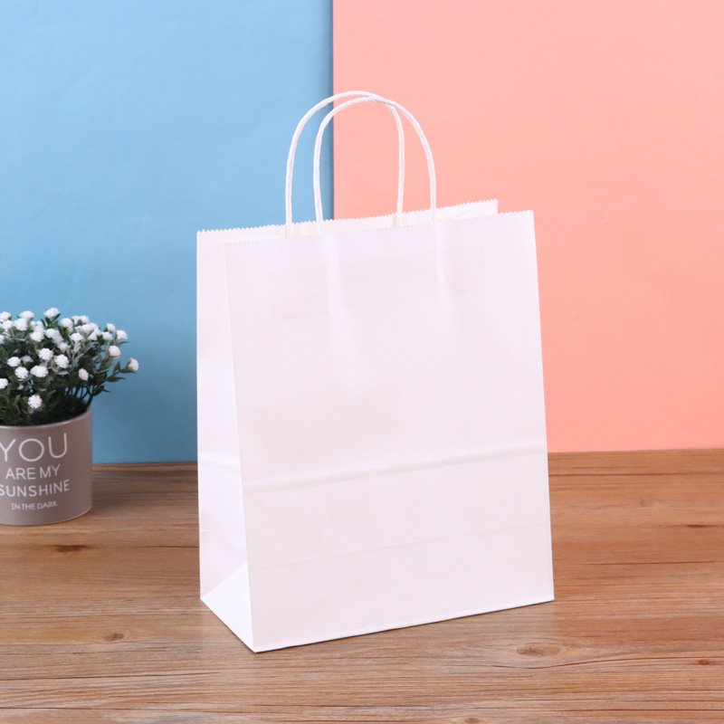 colorful Kraft Paper Bags Custom Logo Printing Colorful Shopping Bag