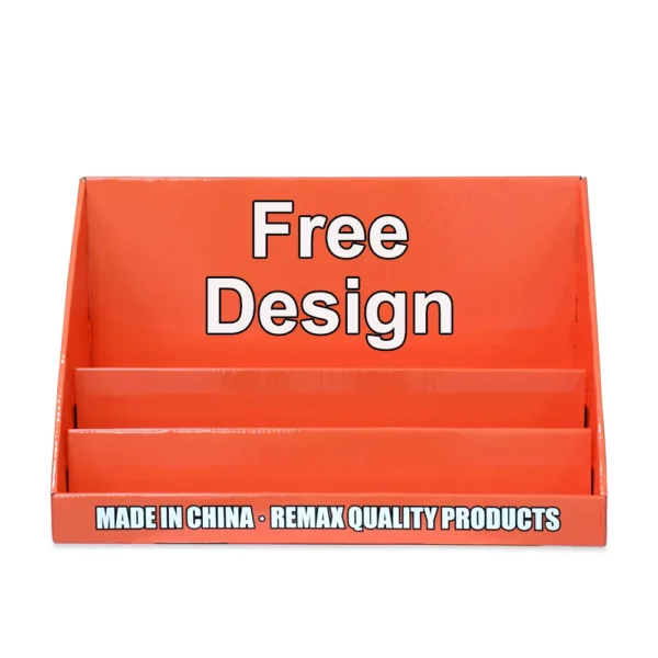 Desk Display Boxes Cardboard Paper PDQ Counter Display Rack