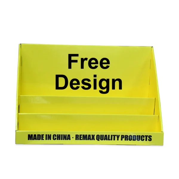 Desk Display Boxes Cardboard Paper PDQ Counter Display Rack