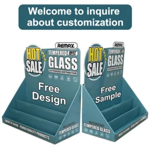 Desk Display Boxes Cardboard Paper PDQ Counter Displays Rack