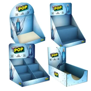 Store PDQ Counter Display Boxes Cardboard Paper Display Rack