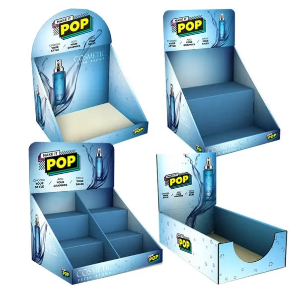 Store PDQ Counter Display Boxes Cardboard Paper Display Rack