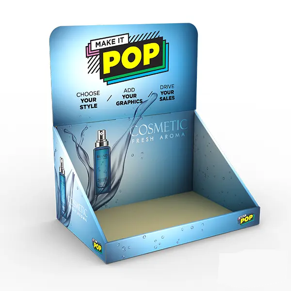 Store PDQ Counter Display Boxes Cardboard Paper Display Rack