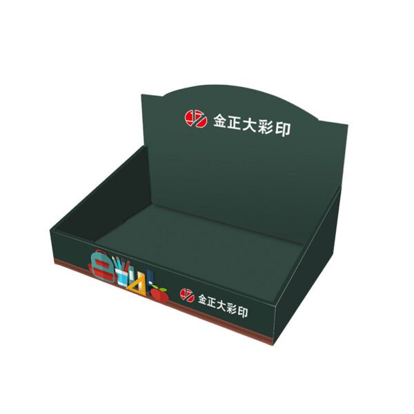 PDQ Boxes For Desk Paper Cardboard PDQ Counter Display Racks