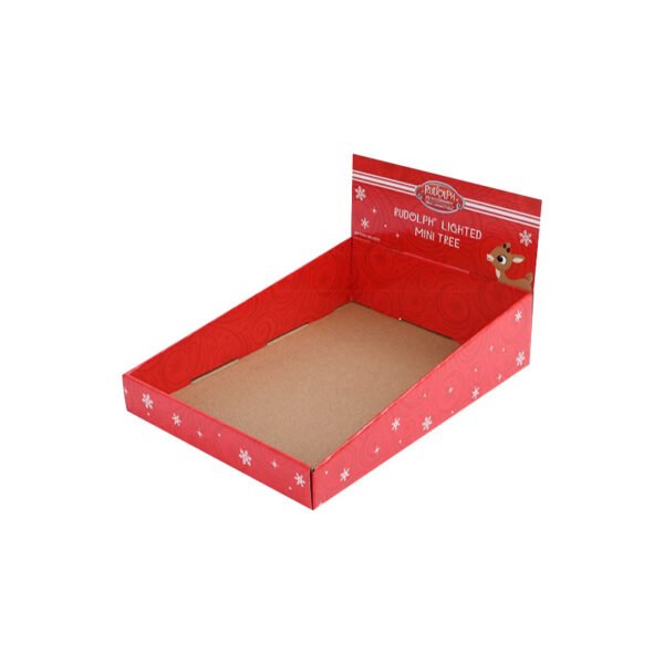 PDQ Boxes For Desk Paper Cardboard PDQ Counter Display