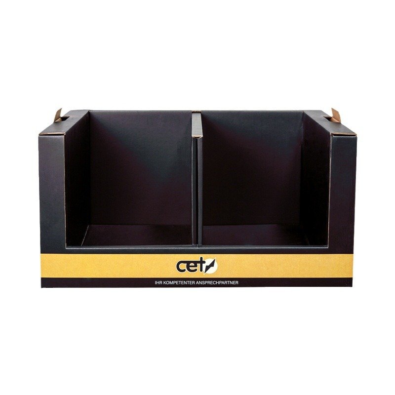 PDQ Boxes For Desk Paper Cardboard PDQ Counter Display Racks
