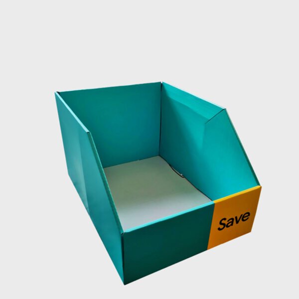 PDQ Boxes For Desk Paper Cardboard PDQ Counter Display Racks