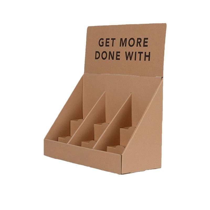 PDQ display stand custom paper PDQ boxes desk rack factory