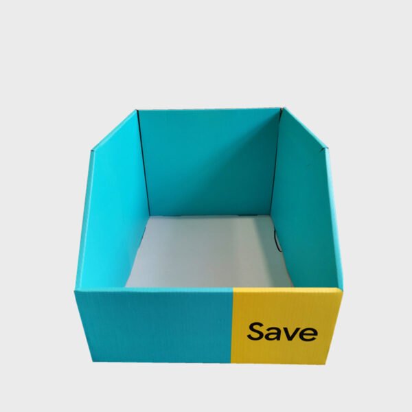 PDQ Boxes For Desk Paper Cardboard PDQ Counter Display Racks