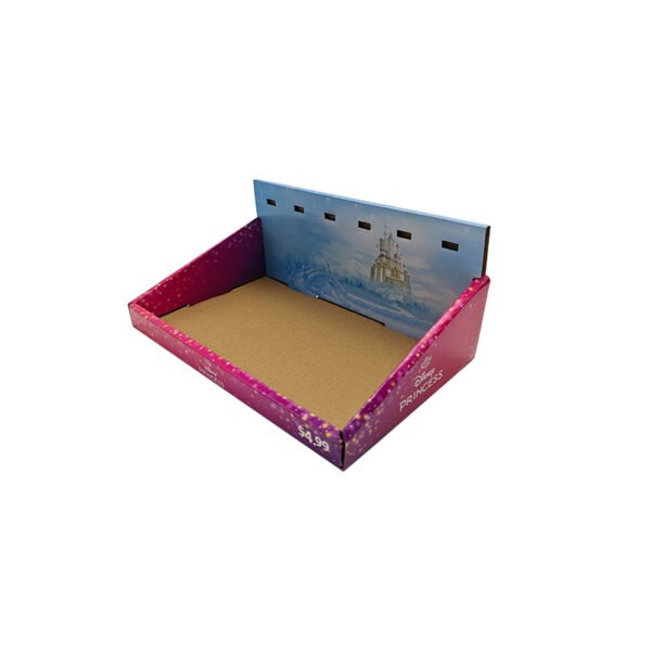 PDQ Boxes For Desk Paper Cardboard PDQ Counter Display Racks