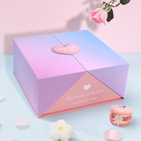 custom hard cardboard paper boxes for double door paper packaging gift boxes