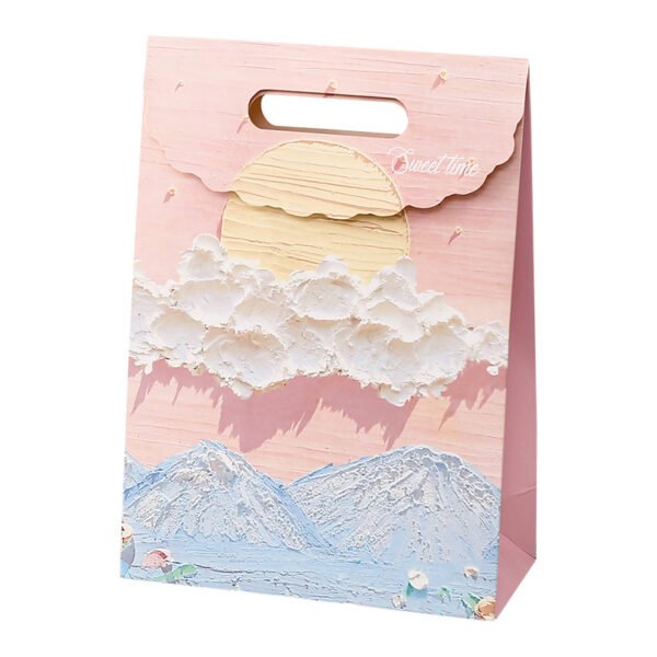 3D oil painting shopping paper bags