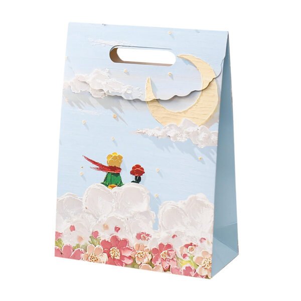 3D oil painting shopping paper bags