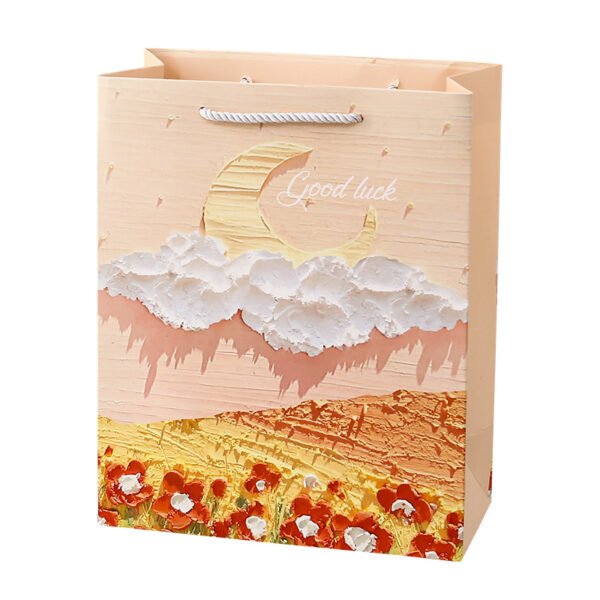 3D oil painting paper bags