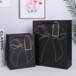 custom Luxury Paper Bags Printing Shopping Handle Bag