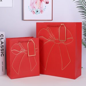 custom Luxury Paper Bags Printing Shopping Handle Bag
