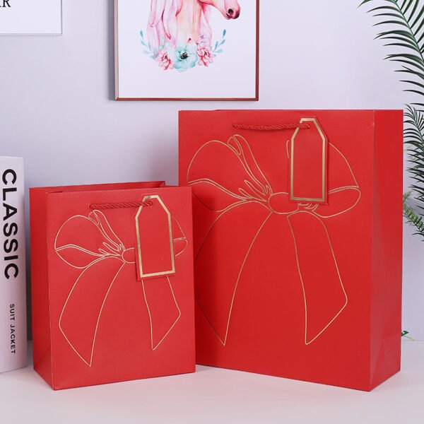 custom Luxury Paper Bags Printing Shopping Handle Bag