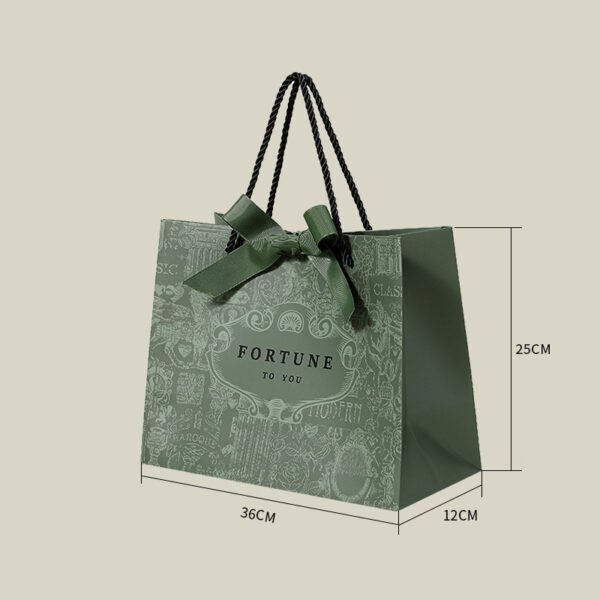 custom Luxury Paper Bags Printing Shopping Handle Bag