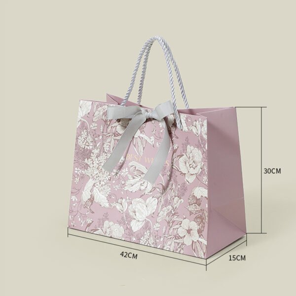 OEM Luxury Paper Bags Cardboard Printing Shopping Handle Bag