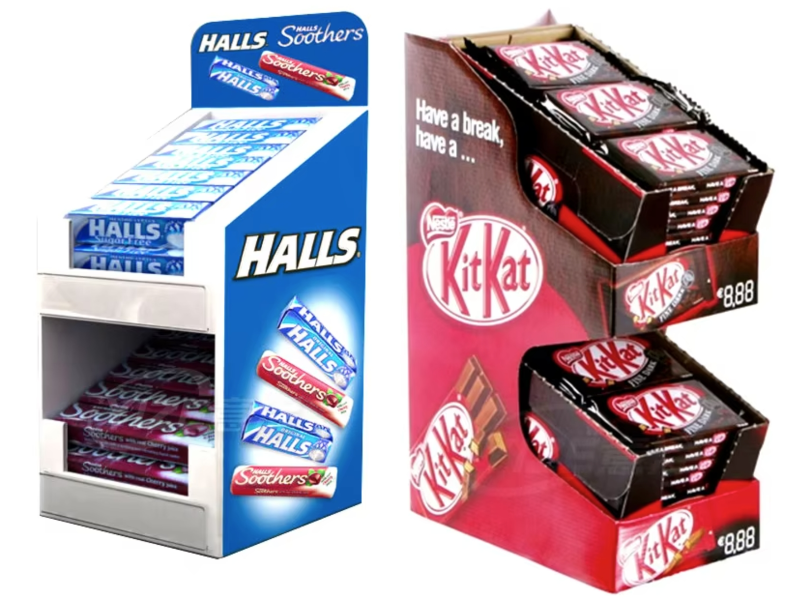 custom pop display pop paper cardboard stand floor display rack for store