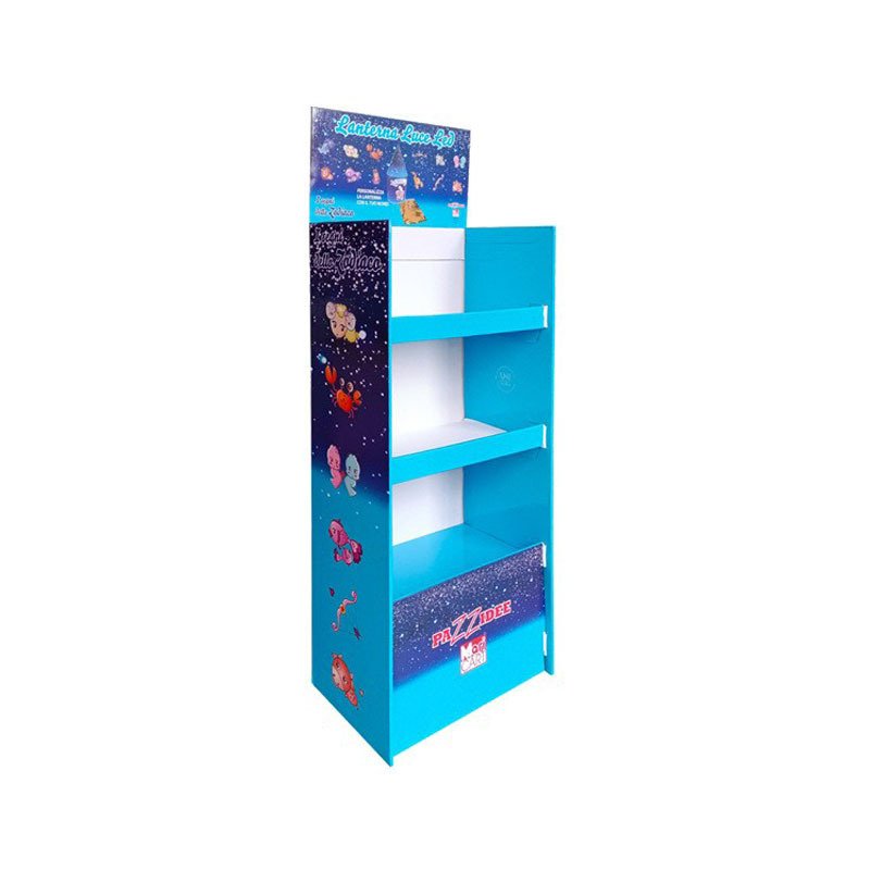 custom pop display pop paper cardboard stand floor display rack