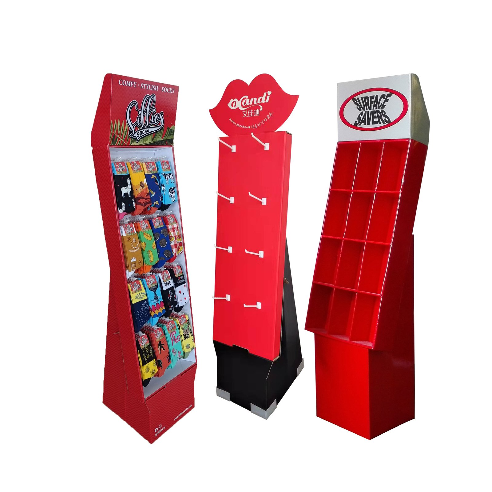 custom pop display pop paper cardboard stand floor display rack
