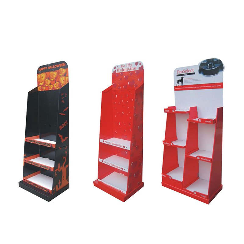 custom cosmetic paper display stand