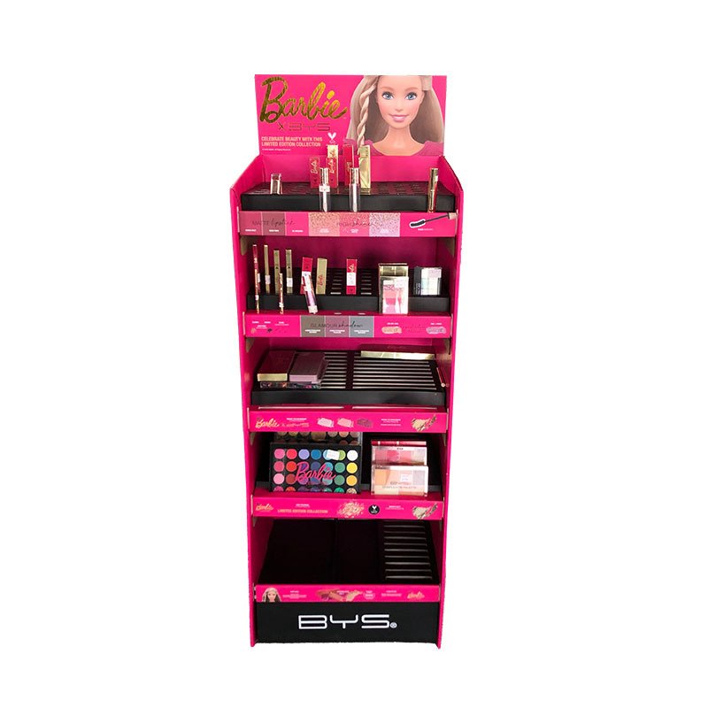 cosmetic display stand pop cardboard displays