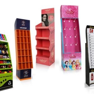 custom pop display paper cardboard stand floor display rack